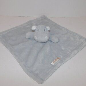 Blankets & Beyond Plush Gray Hippo Security Blanket Baby Lovey Nunu Soother